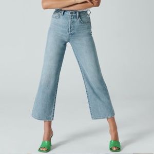 Denim Forum Aritzia Farrah High Rise Wide Leg Jean 26